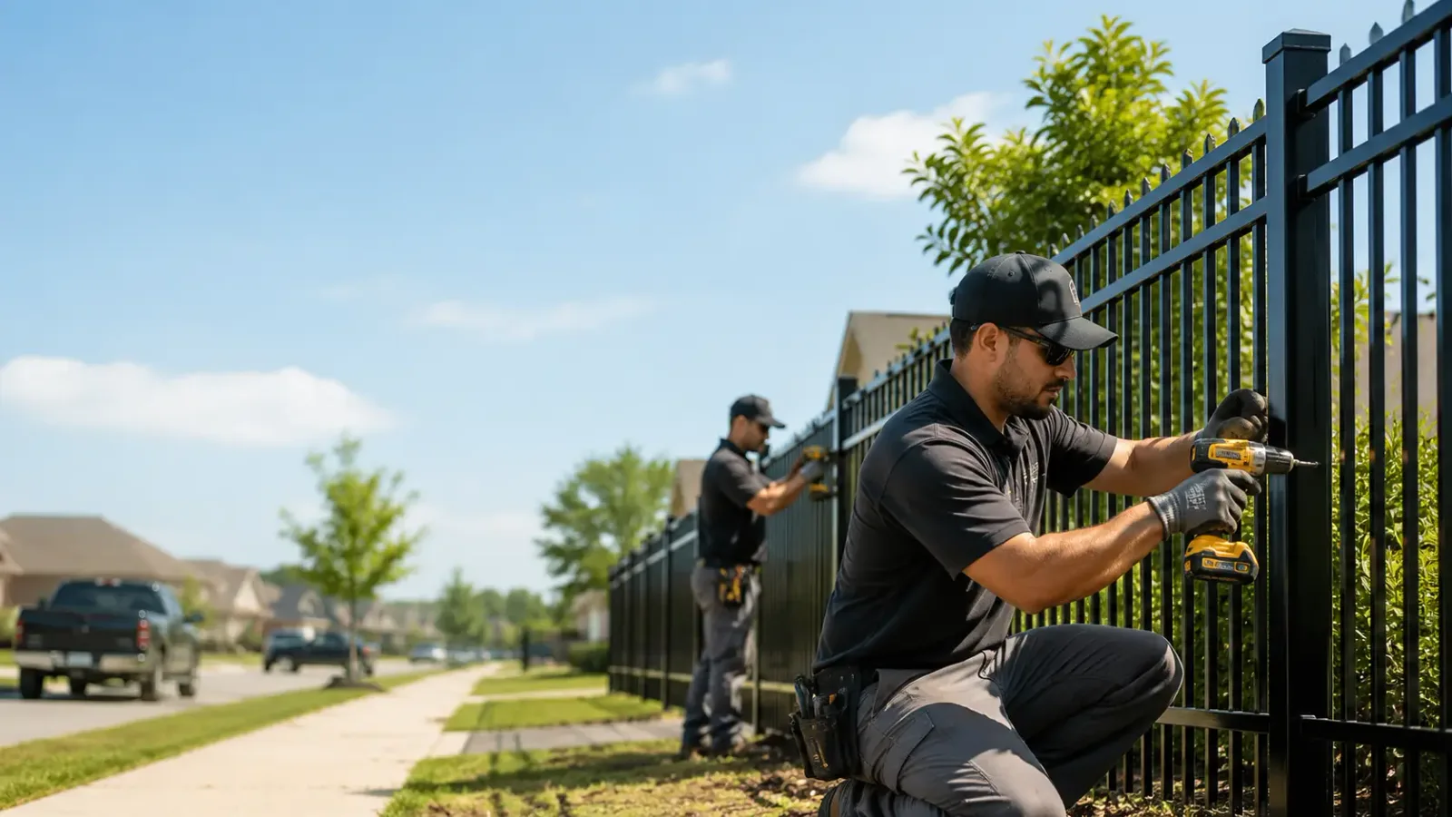 Metal Fence Installation in Cotuit, MA